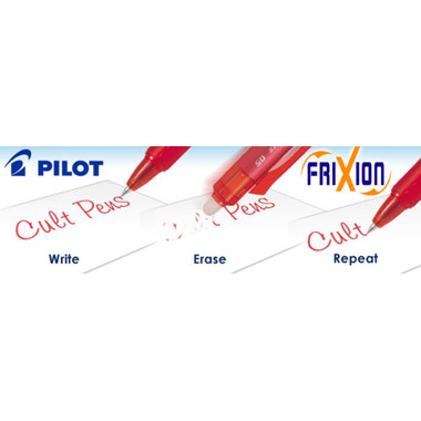 PILOT Frixion Clicker 0.7mm BLRT-FR7-B nero, rechargeable, corrig.