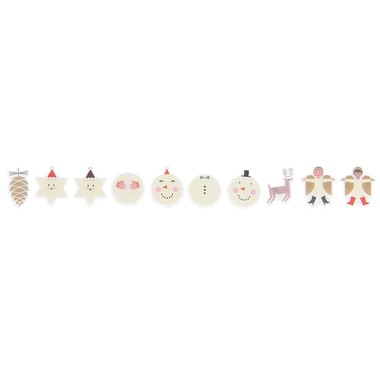 RICO DESIGN Washi Sticker 300452 I love Christmas 200 Stück