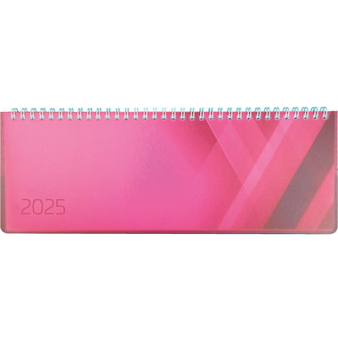 SIMPLEX Querkalender Colors 2025 40657.25 1W/2S pink ML 29x10.5cm