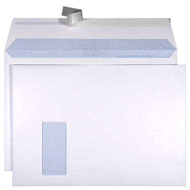 METTLER Couvert Fenster links C4 9065-LASER 120g, ultraweiss 250 Stk.
