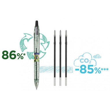 PILOT Penna sfera Ecoball B2P PB-B2PEB nero 1.0mm