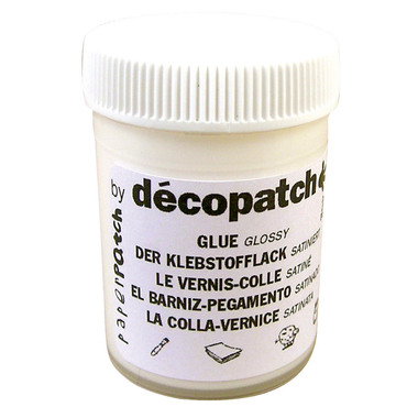 DECOPATCH Bastelset Schwan KIT027C Bogen, Tier, Pinsel, Lack