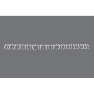 GBC Dorsini rilegafogli 9.5mm A4 RG810670 bianco, 34 anelli 100 pezzi