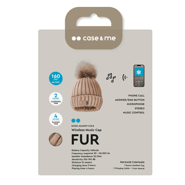 Le bonnet à pompon pour écouter votre musique sans fils partout !