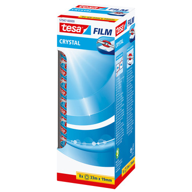 TESA Crystal Tape 19mmx33m 579470000 8 pezzi