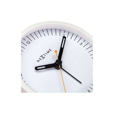 NeXtime Sveglia Classica Piccola Bianca