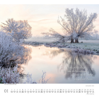 DUMONT Bildkalender 2025 205349 Achtsamkeit DE 38x35.5cm