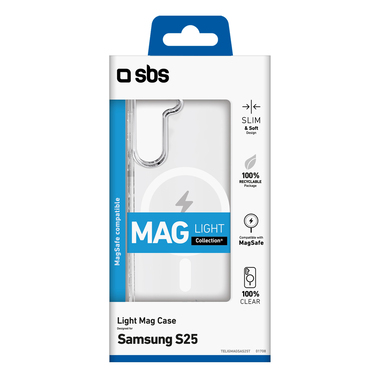 Coque transparente slim pour Samsung S25 | SBS