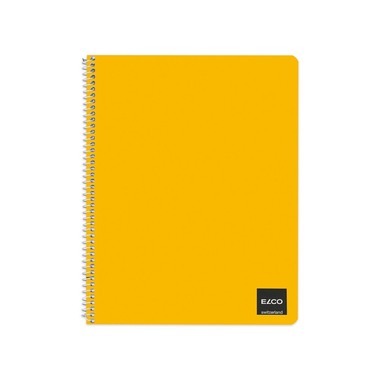 ELCO Cahier spiral quadr. 75x111mm 72888.07 blanc, 70g, 4mm, ass. 50 flls.