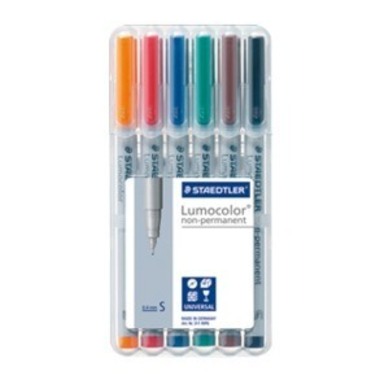 STAEDTLER Lumocolor non-perm. S 311-WP6 6 colori ass.