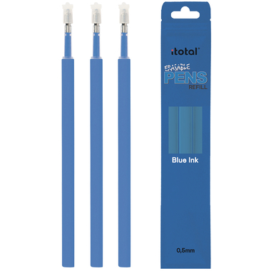 ROOST Ersatzminen XL2303 löschbar, blau 3 Stück