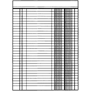 SIMPLEX Geschäftsbuch A4 17181 blau 40 Blatt