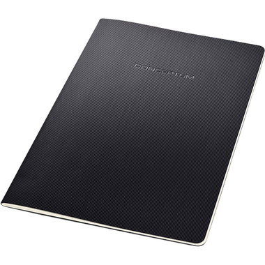 CONCEPTUM Notizheft CONCEPTUM Softc. A4 CO860 Softwave,black,quad.