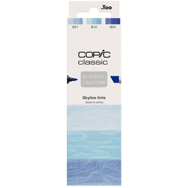 COPIC Marker Classic Designer 200750309 Skyline tints 3 Stück