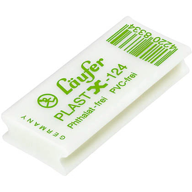LÄUFER Gomma cance. Plast X-124 01240 trasparente 46x20x9mm