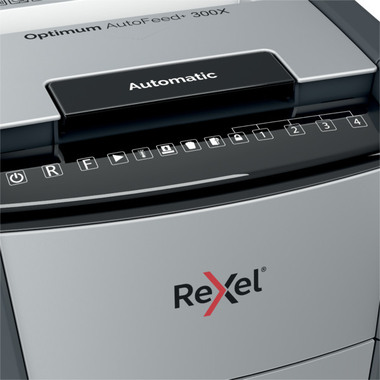 REXEL Destructeur docu. Optimum AF+ 2020300XCH 300X, P-4, 60lt