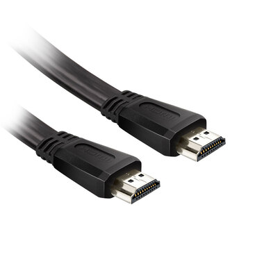 Flaches HDMI-Stecker-zu-Stecker-Kabel für hohe Auflösung | Ekon