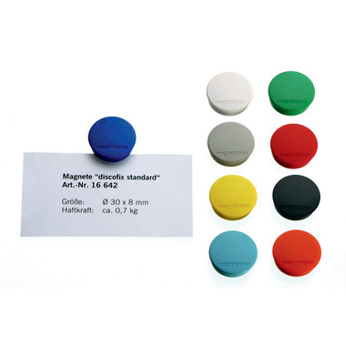MAGNETOPLAN Calamita Discofix Stand. 30mm 1664205 verde, ca. 0.7 kg 10 pezzi
