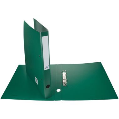 BÜROLINE Classificatore ad anelli 3cm 680003 verde 2 annelli A4
