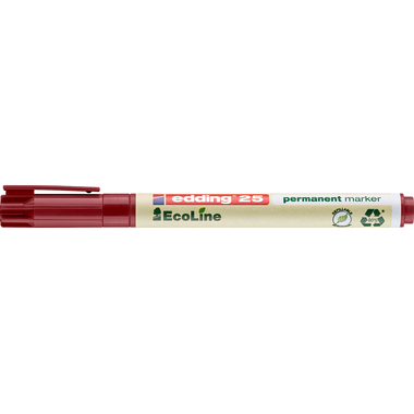 EDDING Permanent Marker 25 EcoLine 25-2 rosso