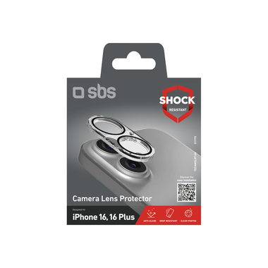 Vetrino per lenti dell'iPhone 16/16 Plus | SBS