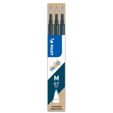 PILOT Mine FriXion Refill BLS-FR7-BB-S3 blu/nero 3 pezzi