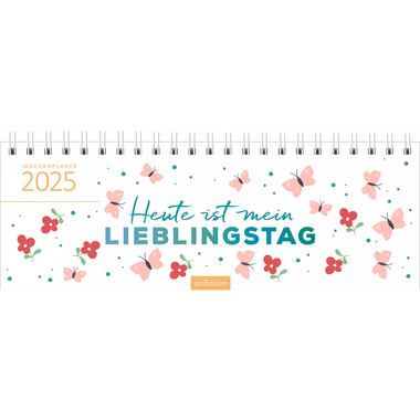 ARS EDITION Tischkalender 2025 13301 Liebl.tag 1W/1S DE 297x115mm