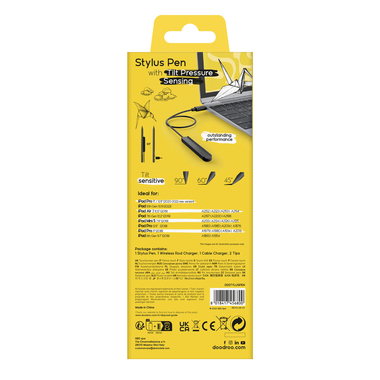 The Stylus pen allows you to draw and write with maximum precision on your iPad