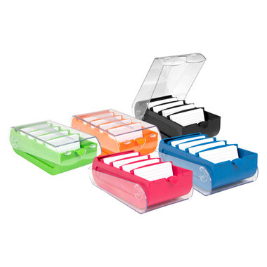 BIELLA Karteikartenbox Bunny A8 20885102U schwarz 10x6.2x19.5cm