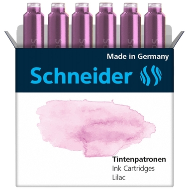 SCHNEIDER Tintenpatronen 166128 lilac 6 Stk.