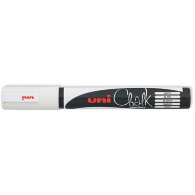 UNI-BALL Chalk Marker 1.8-2.5mm PWE-5M WHITE weiss