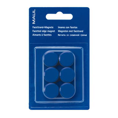 MAUL Calamita 20mm 6176235 blu 6 pezzi
