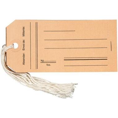 BIELLA Etichette pendenti 120×60mm 56313000 stampato 240g 10 pezzi