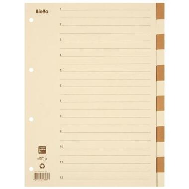 BIELLA Répertoires carton brun A4 46444100 12 pcs.