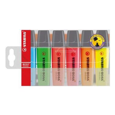 STABILO evidenziatori BOSS ORIGINAL 2 - 5mm 70 / 6 6 - colori ass.