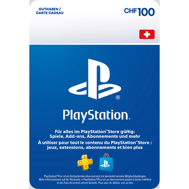 Geschenkkarte Sony CHF 100.-