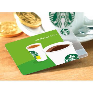 Giftcard Starbucks variable