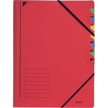 LEITZ Dossier de collection A4 39070025 rouge 7 compart.