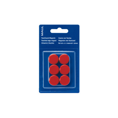 MAUL Calamita 20mm 6176225 rosso 6 pezzi