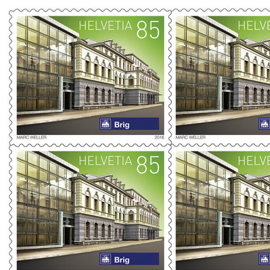 Timbres CHF 0.85 «Brig», Feuille de 50 timbres