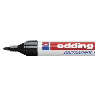 EDDING Permanent Marker 3000 1.5 - 3mm 3000 - 1 nero, impermeabile