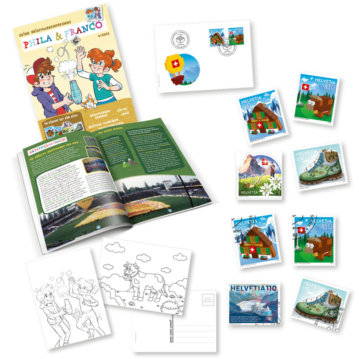 Phila & Franco set filatelico per bambini Banner