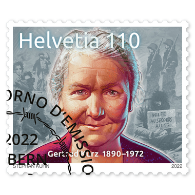 Stamp «Gertrud Kurz 1890–1972»