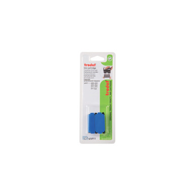 TRODAT Cuscinetto per timbri 6 / 4911EKB blu 2 pezzi
