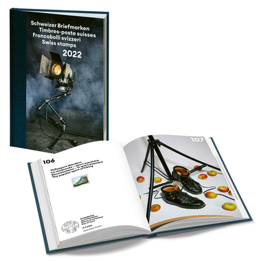 Libro annuale dei francobolli svizzeri 2022 Senza annullo