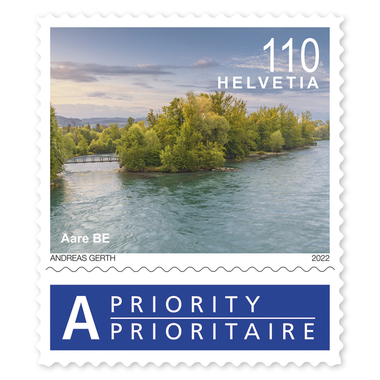 Timbres CHF 1.10 «Aar BE», Rouleau de 2'000 timbres