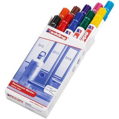 EDDING Permanent Marker 3000 1,5 - 3mm 3000 - 999 10 couleurs ass.
