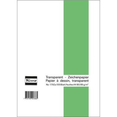 FAVORIT Carta trasparente A4 1792 A 80 / 85g 100 fogli