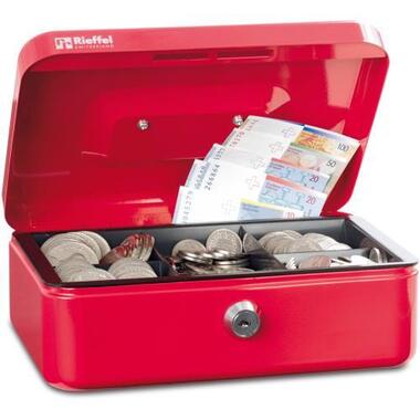 RIEFFEL Cassetta soldi Valorit VTGK1ROT 7x15,3x12cm rosso