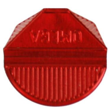 OMEGA Fermagli quadre 100 / 24 rosso 100 pz.